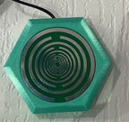 69 mm VibraNex flach – 1-farbig – Krafttier – / heilige Geometrie Symbolik – konfigurierbar – Produktansicht 90