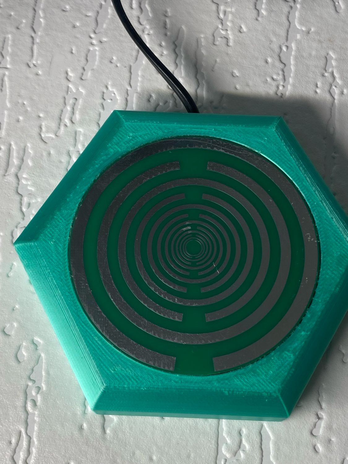 69 mm VibraNex flach – 1-farbig – Krafttier – / heilige Geometrie Symbolik – konfigurierbar – Produktansicht 85