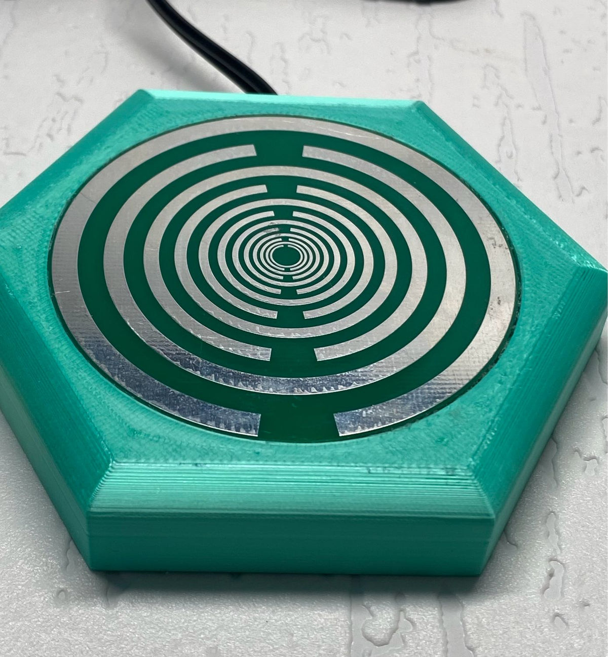 69 mm VibraNex flach – 1-farbig – Krafttier – / heilige Geometrie Symbolik – konfigurierbar – Produktansicht 87