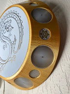 200 mm VibraNex UFO – goldfarben, Oberflächenplatte goldlegiert – Produktansicht 1