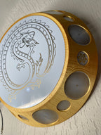 200 mm VibraNex UFO – goldfarben, Oberflächenplatte goldlegiert – Produktansicht 1