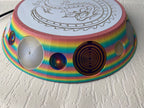 200 mm VibraNex UFO – Einhorn matt, DRACHE Oberflächenplatte goldlegiert – Produktansicht 1