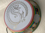 200 mm VibraNex UFO – Einhorn matt, DRACHE Oberflächenplatte goldlegiert – Produktansicht 1