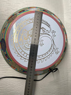200 mm VibraNex UFO – Einhorn matt, DRACHE Oberflächenplatte goldlegiert – Produktansicht 1