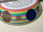 200 mm VibraNex UFO – Einhorn matt, DRACHE Oberflächenplatte goldlegiert – Produktansicht 1
