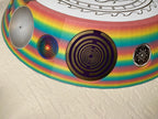 200 mm VibraNex UFO – Einhorn matt, DRACHE Oberflächenplatte goldlegiert – Produktansicht 1