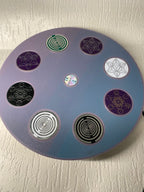 200 mm VibraNex UFO – Einhorn matt, DRACHE Oberflächenplatte goldlegiert – Produktansicht 1