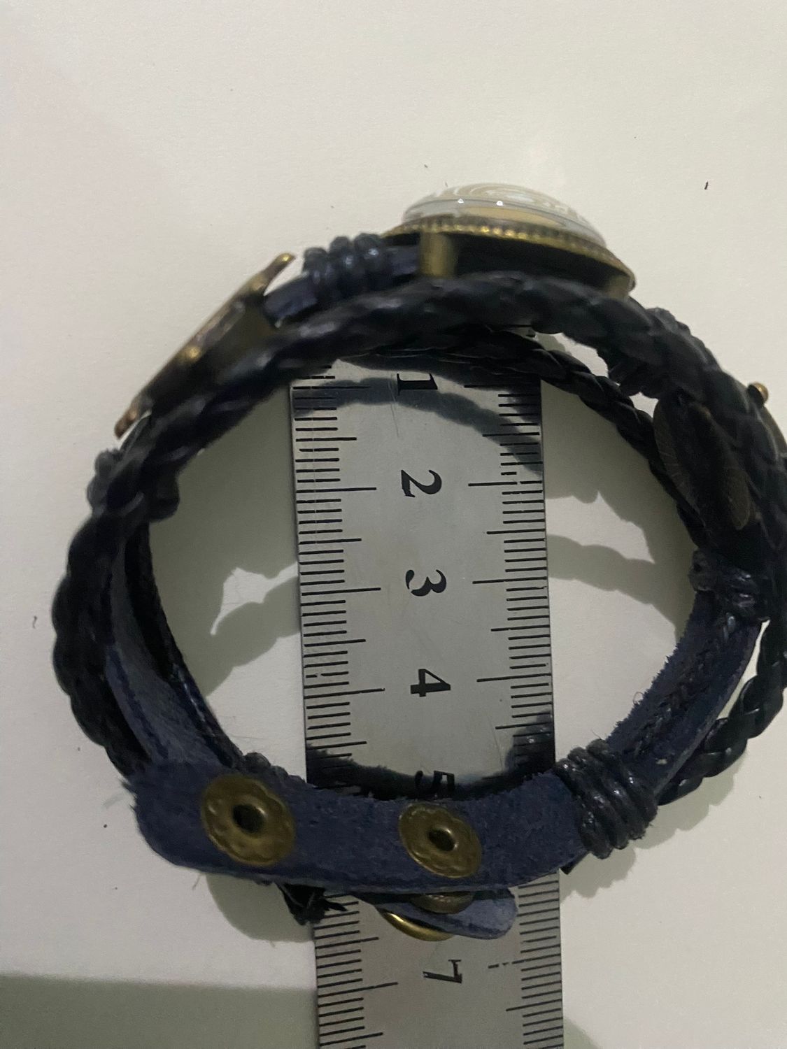 Armband-mehrsträngig, Baum des Lebens, schwarz, Symbol Lakhovsky MWO Schwingkreis Oszillator Antenne (stromlos), weiße Disc g