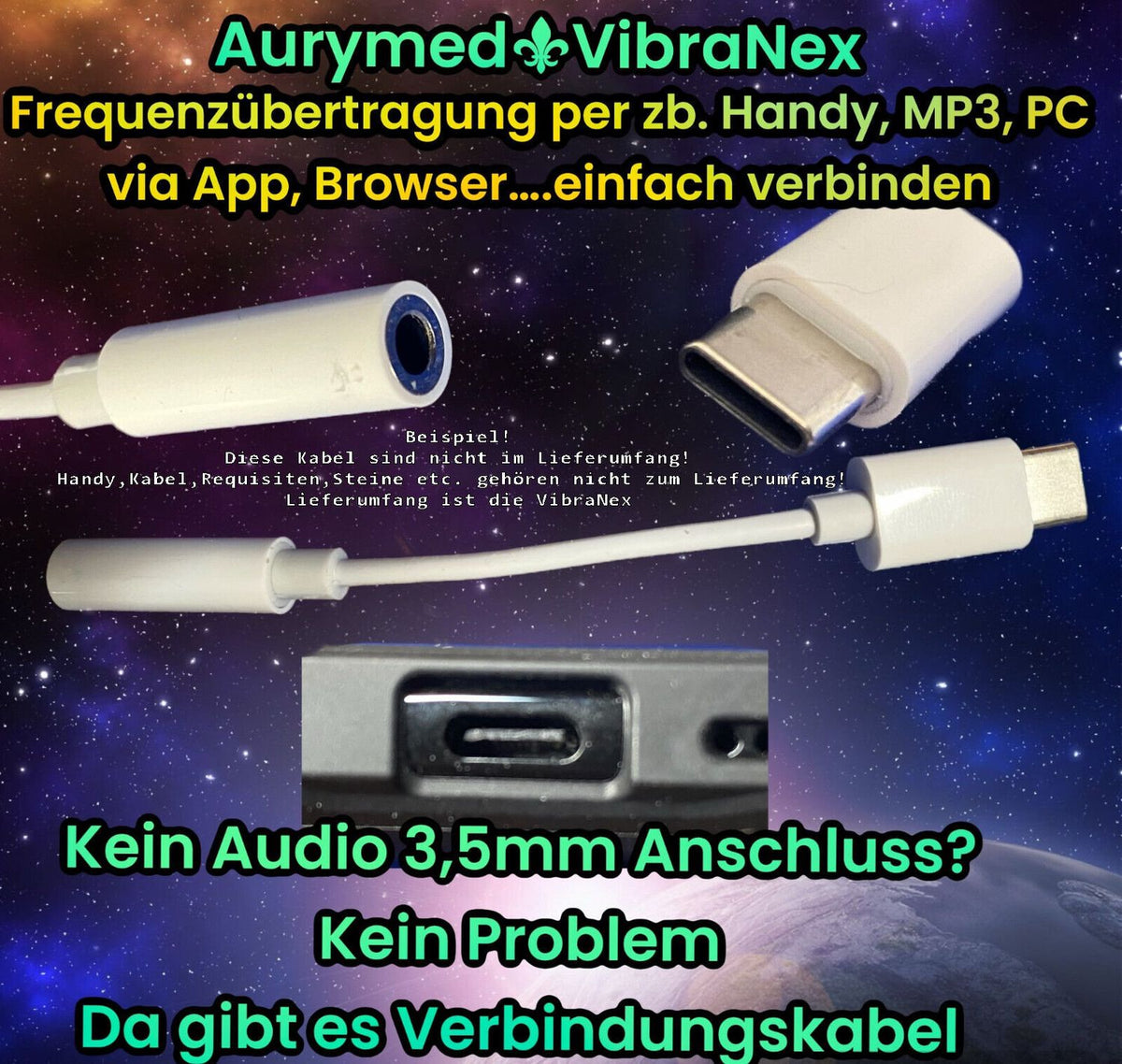 69 mm VibraNex flach – Hexen Motiv – Produktansicht 1