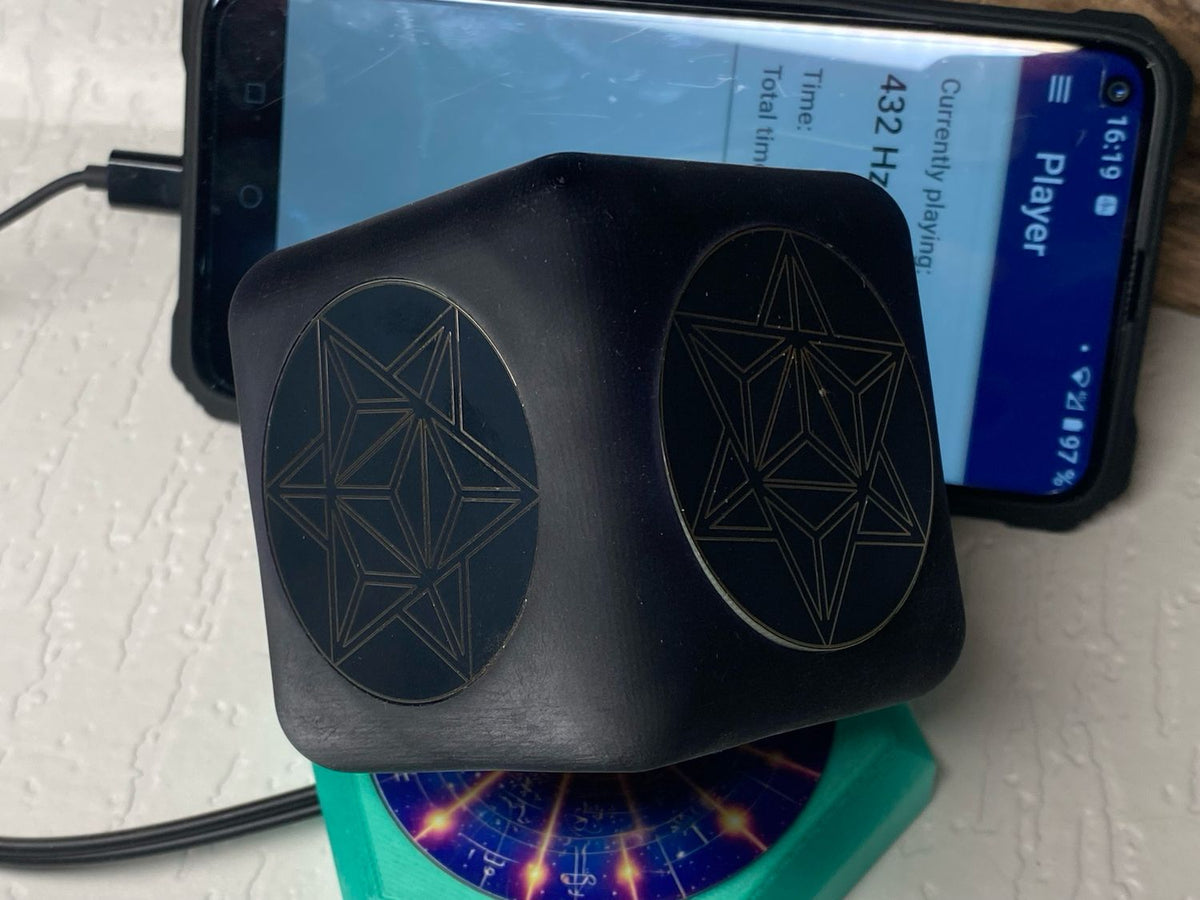 69 mm VibraNex flach – Hexen Motiv – Produktansicht 1