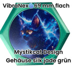 69 mm VibraNex flach – Mystikcat Motiv – Produktansicht 1