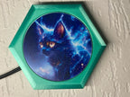 69 mm VibraNex flach – Mystikcat Motiv – Produktansicht 1