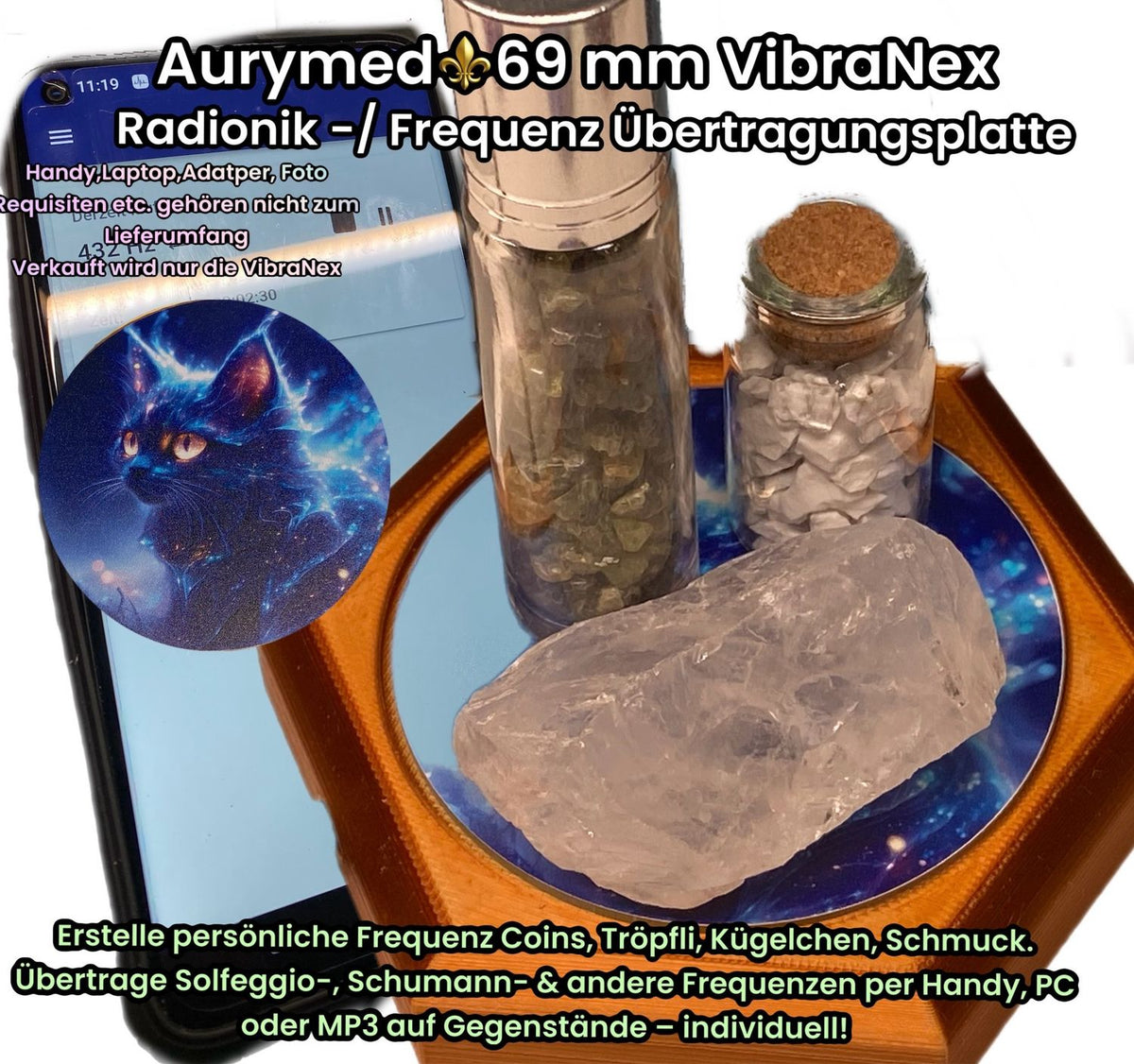69 mm VibraNex flach – Mystikcat – Produktansicht 1