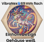 69 mm VibraNex flach – Einhorn Motiv – Produktansicht 1
