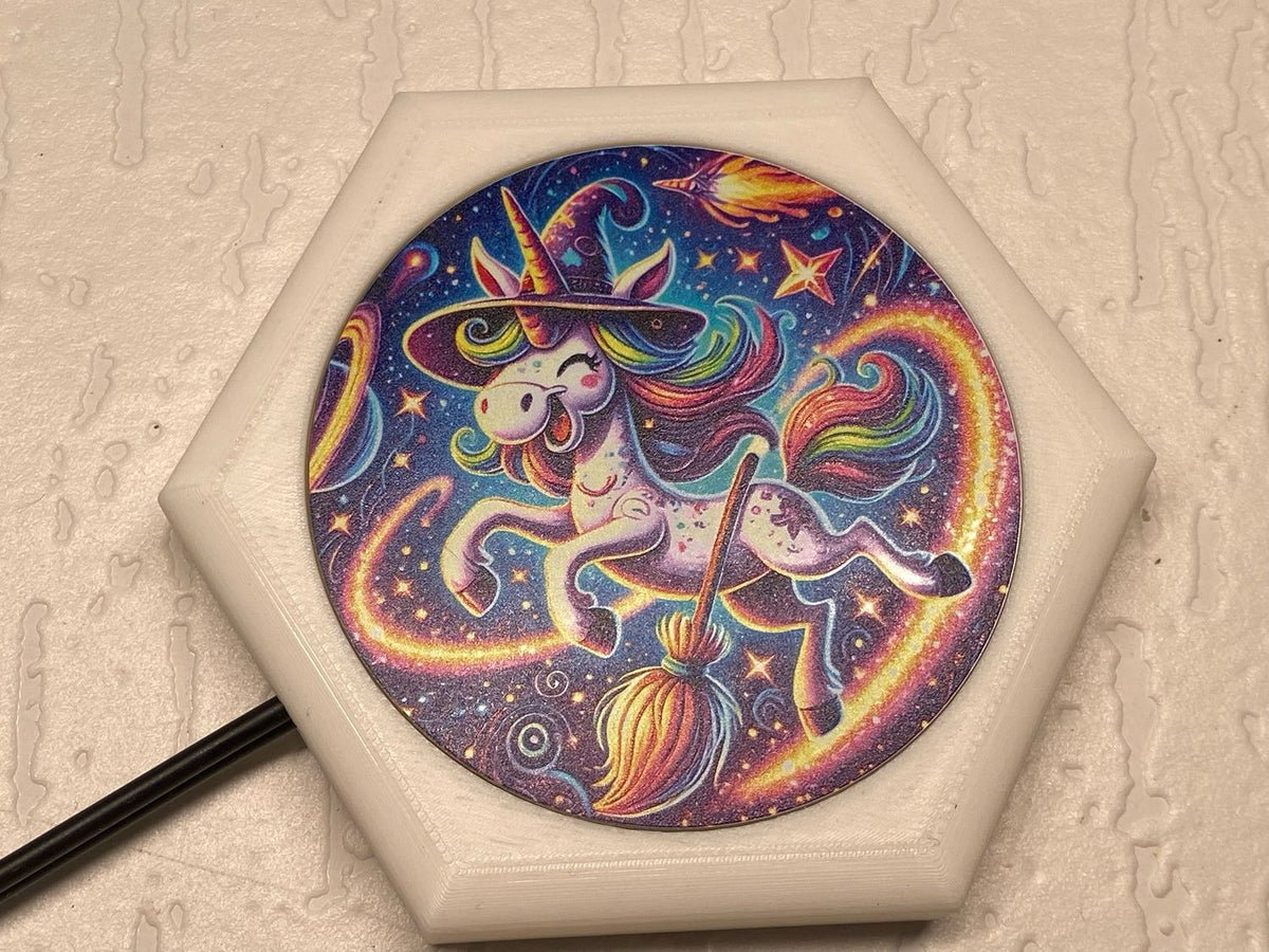 69 mm VibraNex flach – Einhorn Motiv – Produktansicht 1