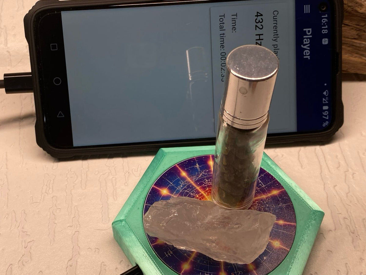 69 mm VibraNex flach – 432 Hz Motiv – Produktansicht 1