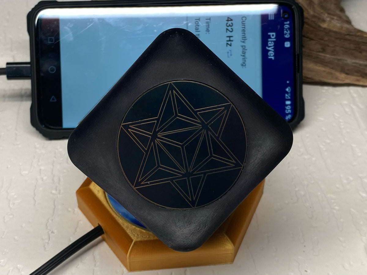 69 mm VibraNex flach – 432 Hz Motiv – Produktansicht 1