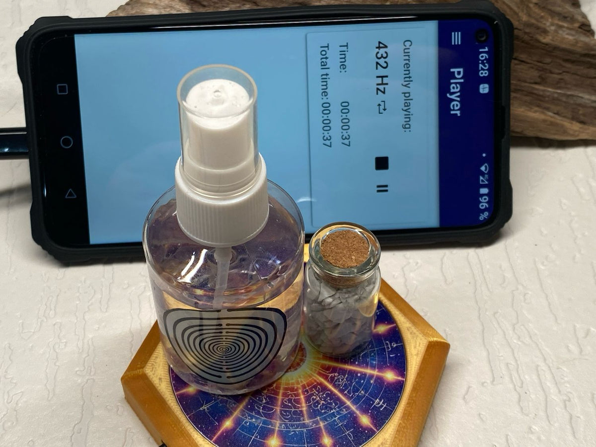 69 mm VibraNex flach – 432 Hz Motiv – Produktansicht 1