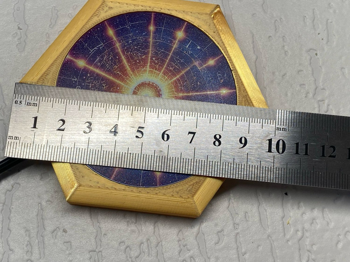 69 mm VibraNex flach – 432 Hz Motiv – Produktansicht 1