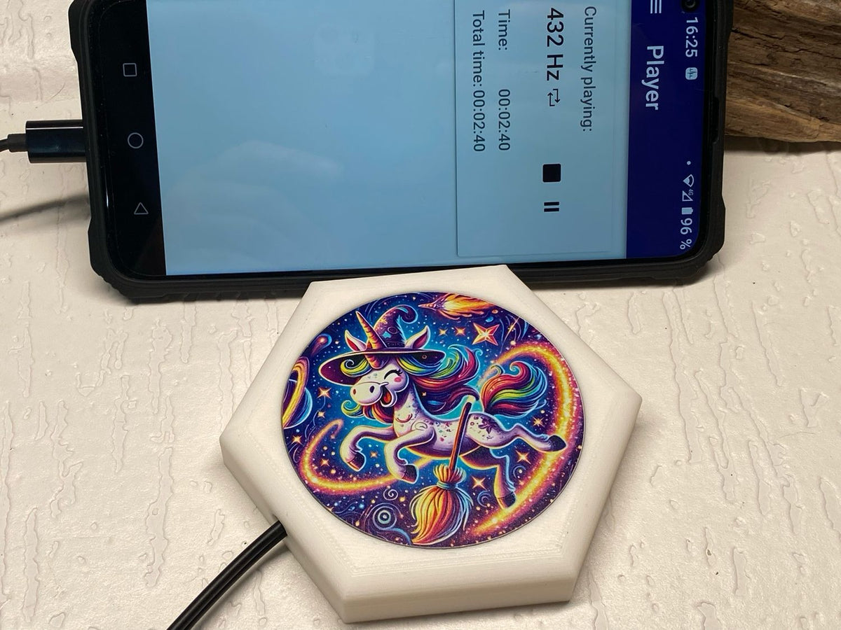69 mm VibraNex flach – Einhorn Motiv – Produktansicht 1