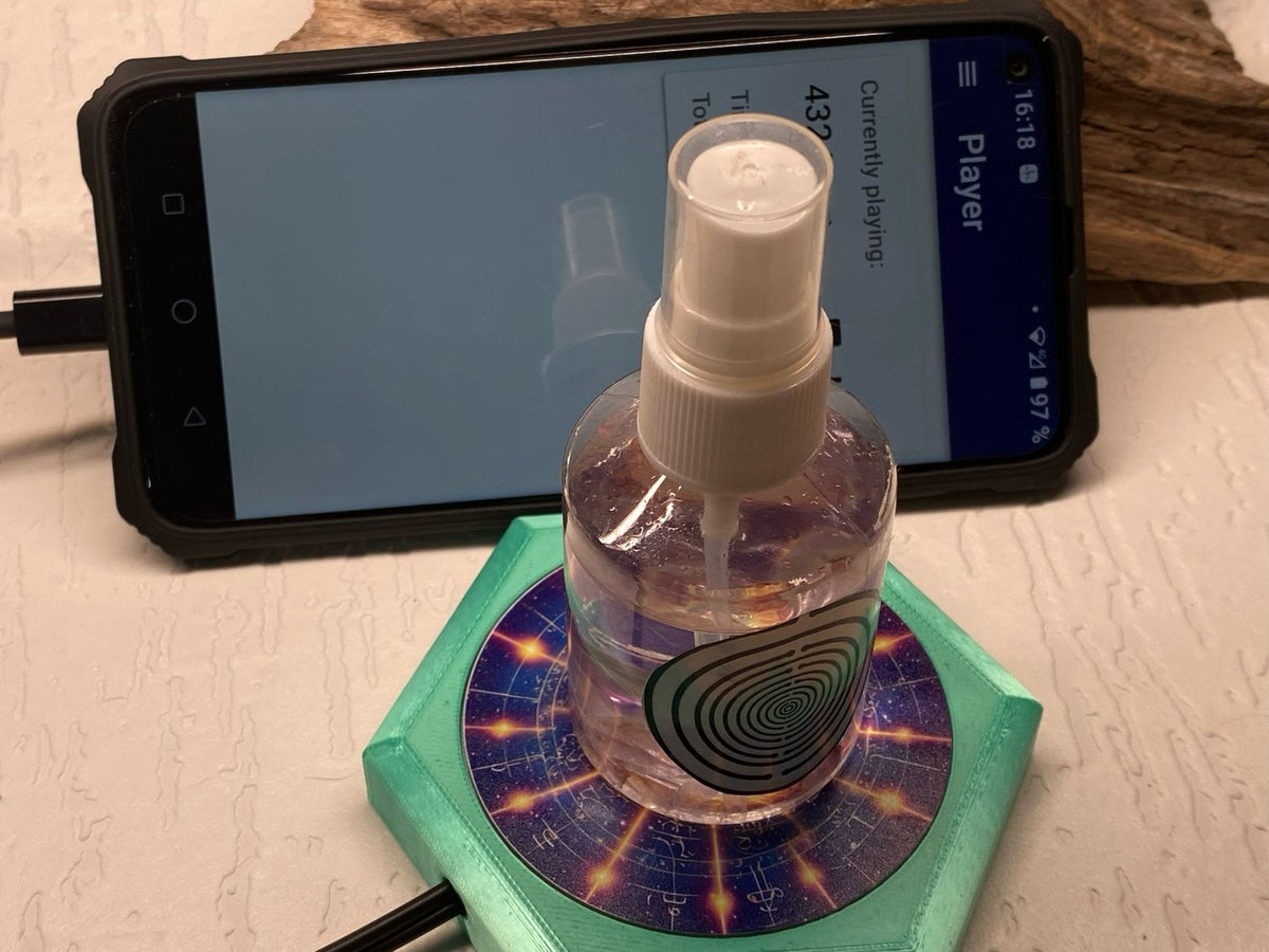 69 mm VibraNex flach – 432 Hz Motiv – Produktansicht 1