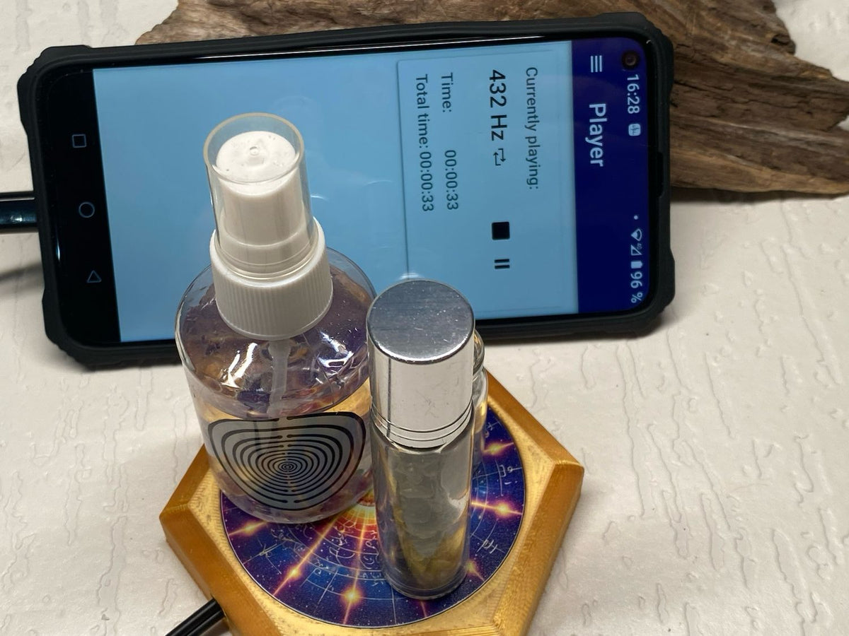 69 mm VibraNex flach – 432 Hz Motiv – Produktansicht 1
