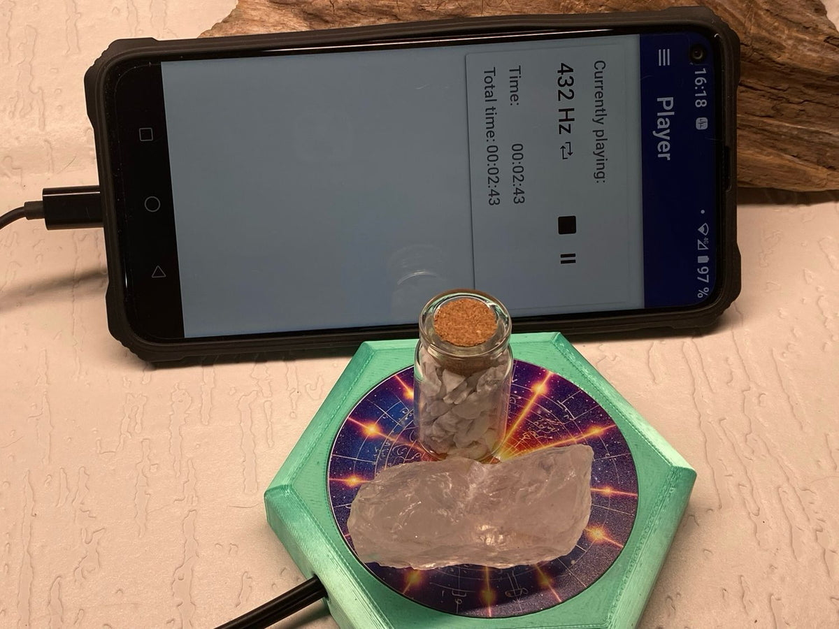 69 mm VibraNex flach – 432 Hz Motiv – Produktansicht 1