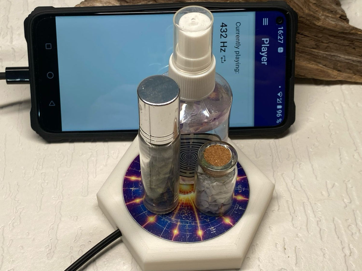 69 mm VibraNex flach – 432 Hz Motiv – Produktansicht 1