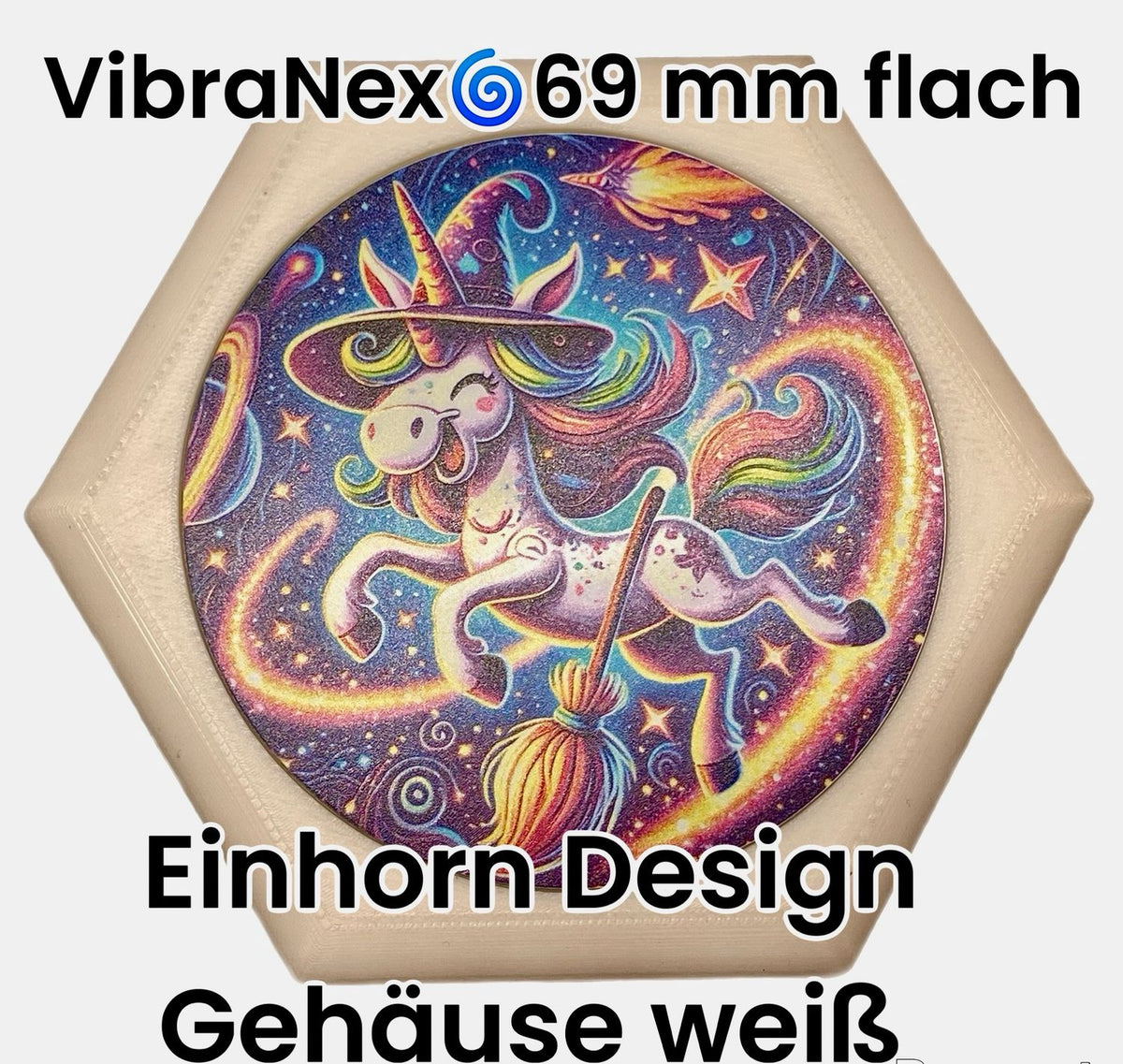 69 mm VibraNex flach – 1-farbig – Krafttier – / heilige Geometrie Symbolik – konfigurierbar – Produktansicht 106