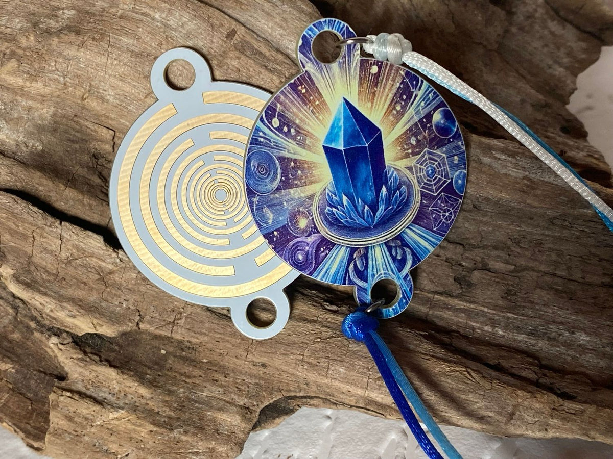 Armband - 1 Stück - Lakhovsky Symbol Antenne - Lapislazuli Style
