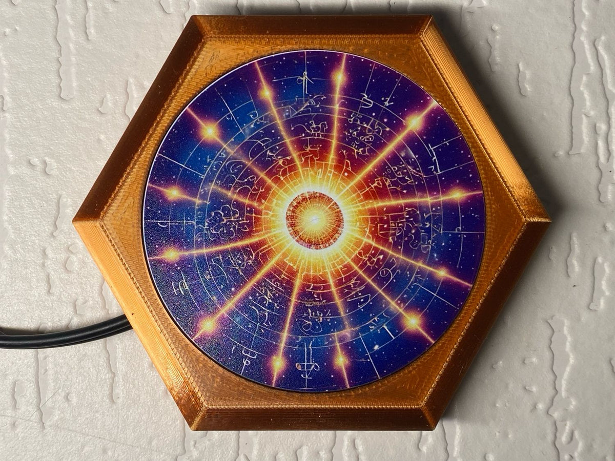 69 mm VibraNex flach – 432 Hz Motiv – Produktansicht 1