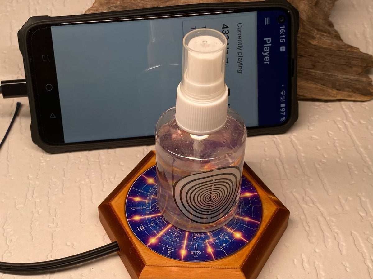 69 mm VibraNex flach – 432 Hz Motiv – Produktansicht 1