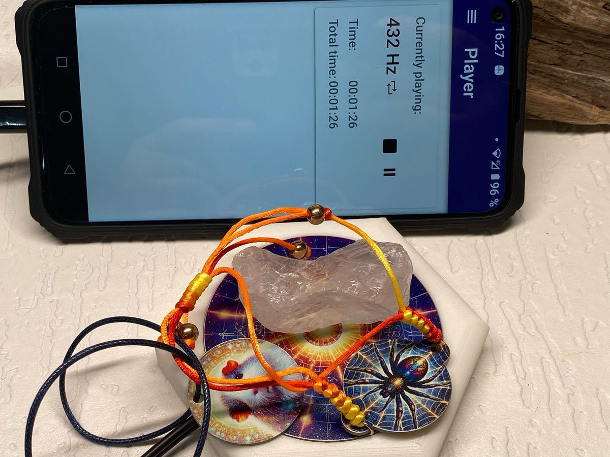 69 mm VibraNex flach – 432 Hz Motiv – Produktansicht 1