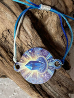 Armband - 1 Stück - Lakhovsky Symbol Antenne - Lapislazuli Style
