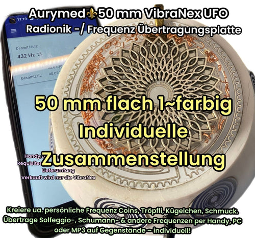 50 mm VibraNex UFO – 1-farbig – konfigurierbar – Produktansicht 1