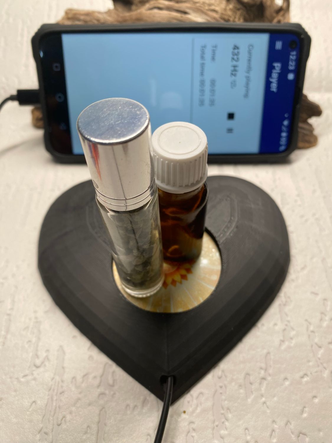 VibraNex Herz – Blume des Lebens – Produktansicht 1