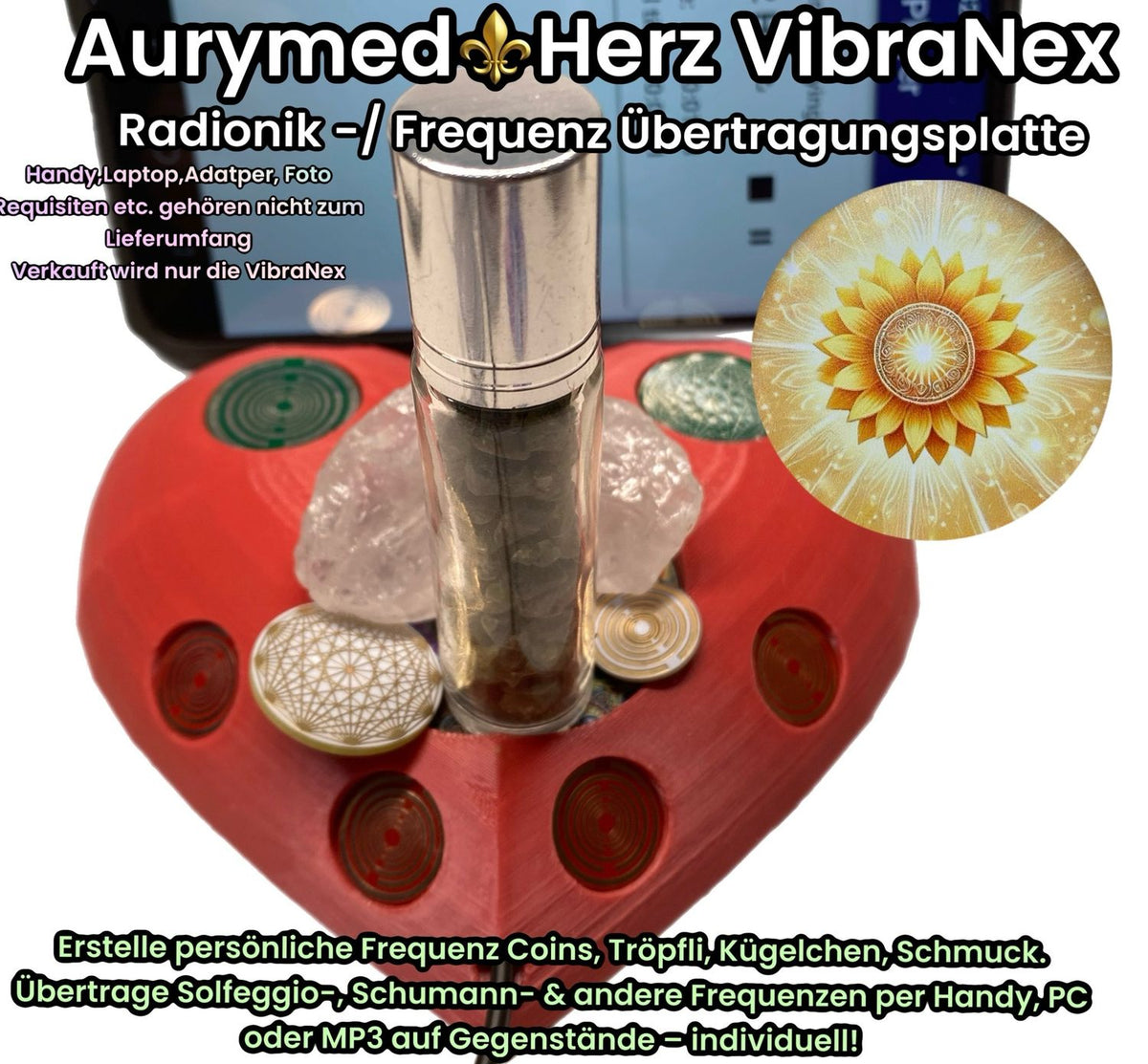 VibraNex Herz – Blume – Produktansicht 1