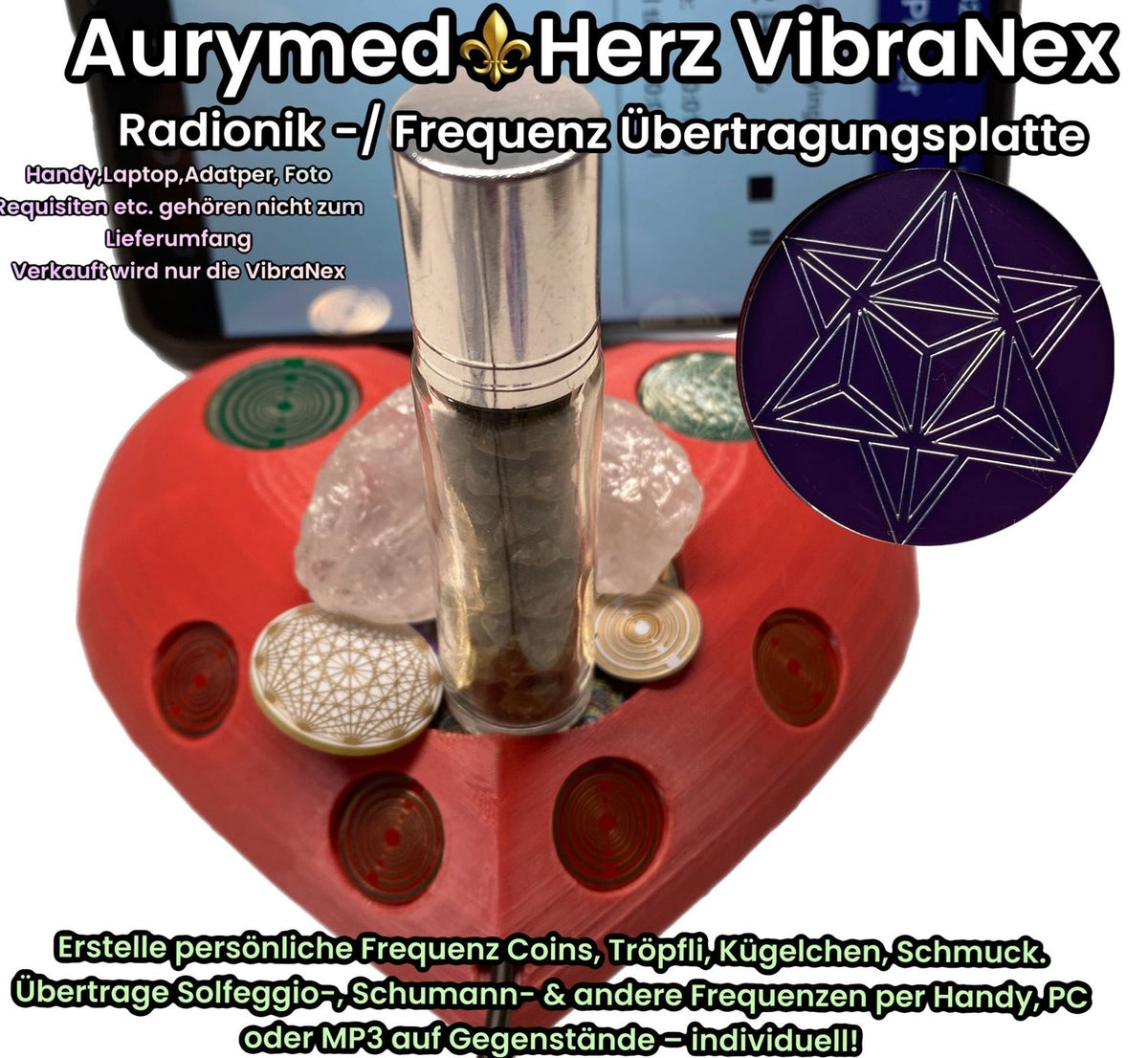 VibraNex Herz – Merkaba – Produktansicht 1