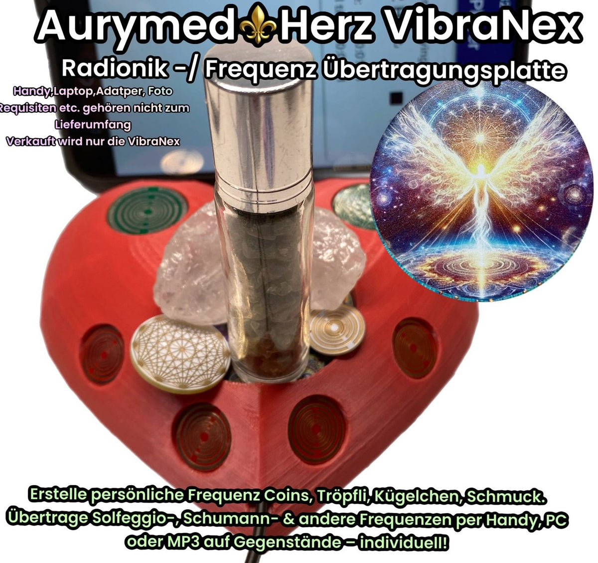 VibraNex Herz – Engel – Produktansicht 1