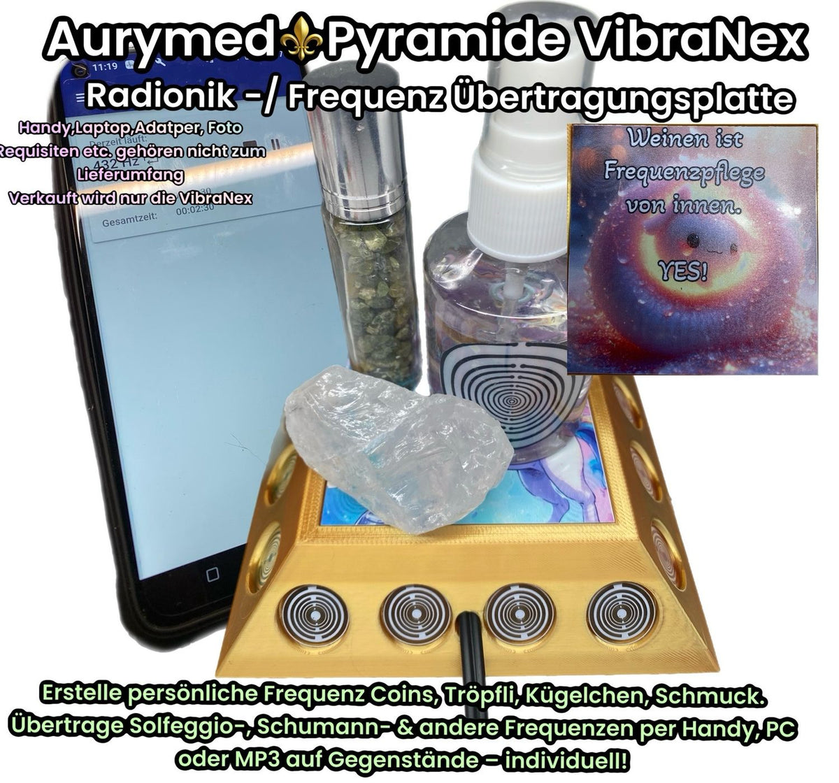 VibraNex Pyramide – Weinen ist... – Produktansicht 1