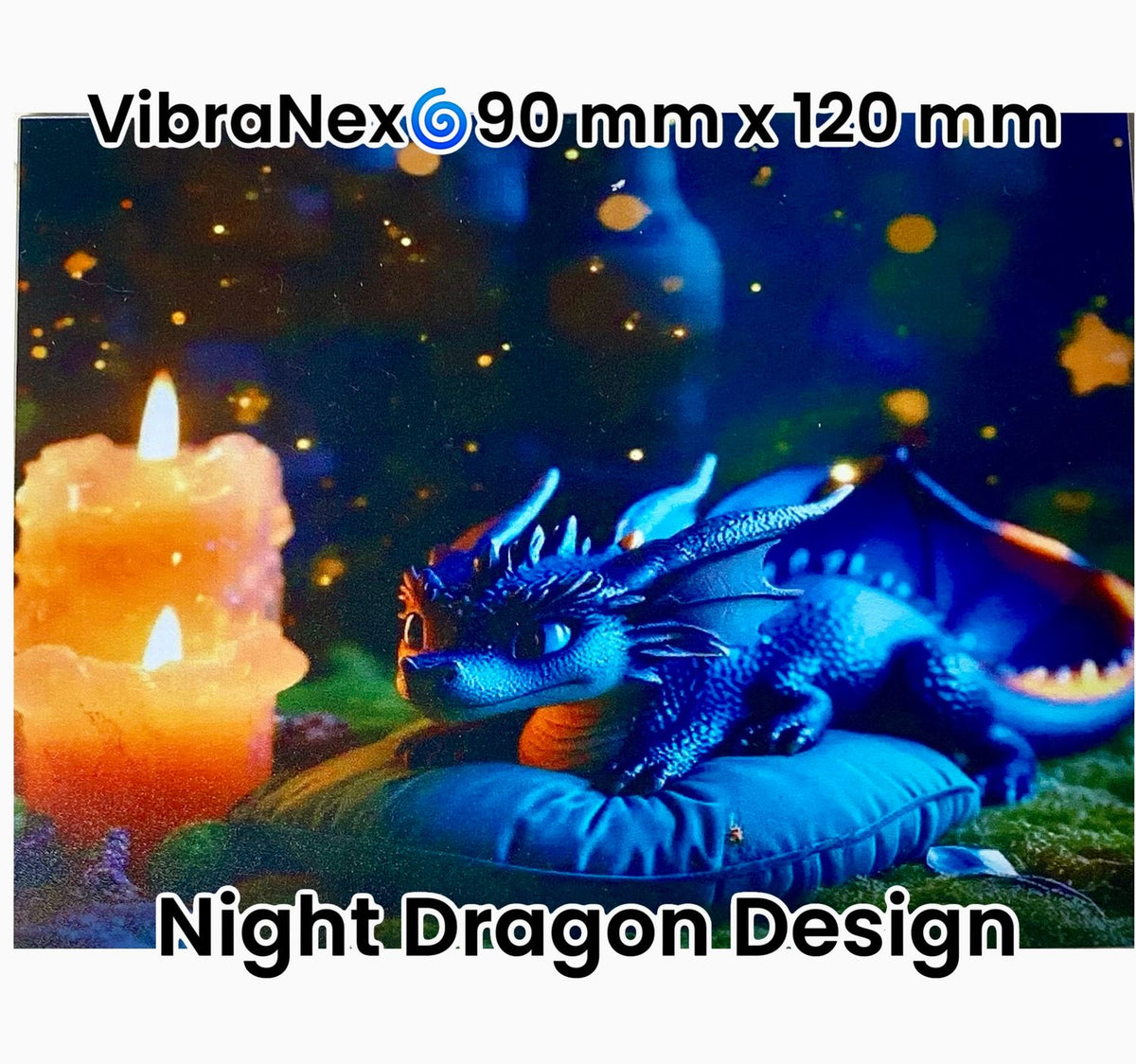 90 mm x 120 mm VibraNex Bare – Night Dragon – Produktansicht 1