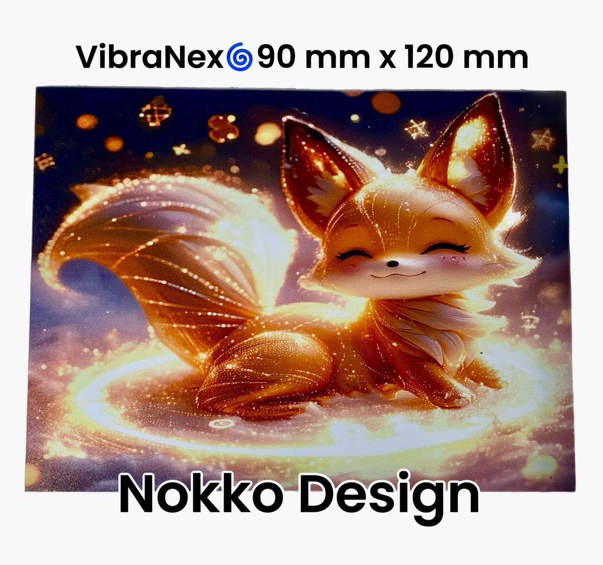 90 mm x 120 mm VibraNex Bare – Nokko Frequenz Fuchs – Produktansicht 1