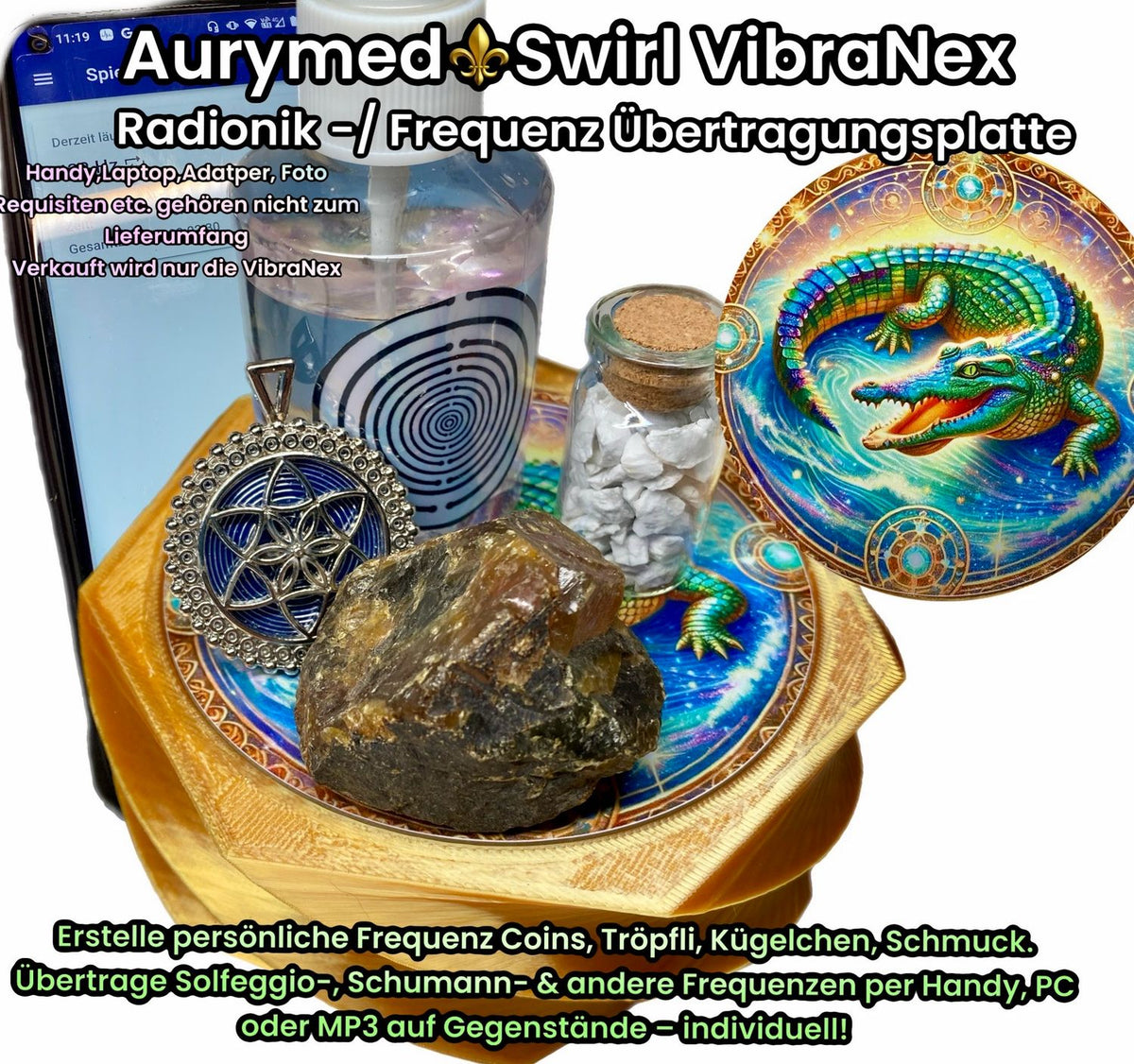 VibraNex Swirl – Krokodil – Produktansicht 1