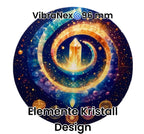VibraNex Bare – 96 mm Oberflächenplatte – Elemente Kristall – Produktansicht 1