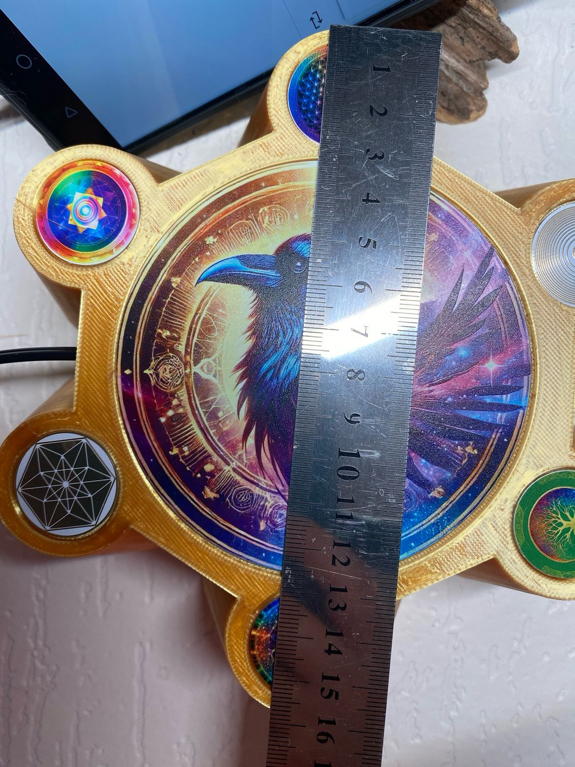 VibraNex Bare – 96 mm Oberflächenplatte – Magickröti – Produktansicht 1