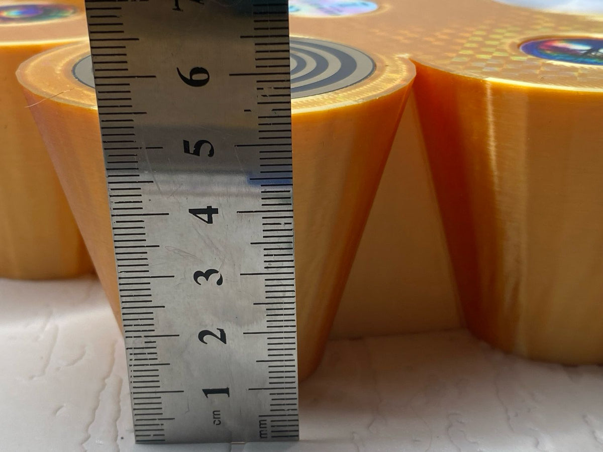 VibraNex Bare – 96 mm Oberflächenplatte – Feuerherz – Produktansicht 1