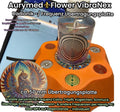 VibraNex Flower – 50 mm Oberflächenplatte – Mystik Tiger – Produktansicht 1