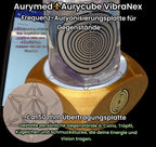 VibraNex Aurycube – 50 mm Oberflächenplatte – Merkaba – Produktansicht 1