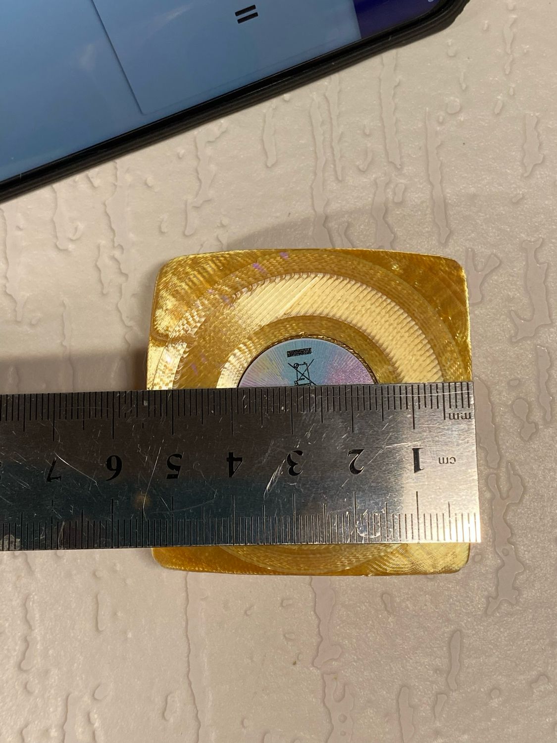VibraNex Aurycube – 50 mm Oberflächenplatte – Metatron – Produktansicht 1