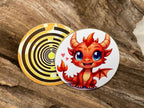 33 mm Disc 6er-Set – orangene Dachenpower + Lakhovsky MWO – orange – Produktansicht 7